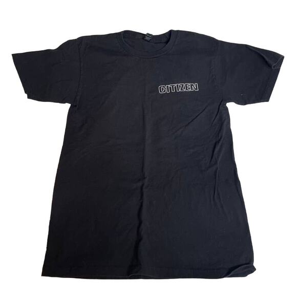 CITIZEN Black Rock Band Shirt Alt Music Small Shoegaze Merch Yellow Blue - Picture 2 of 3